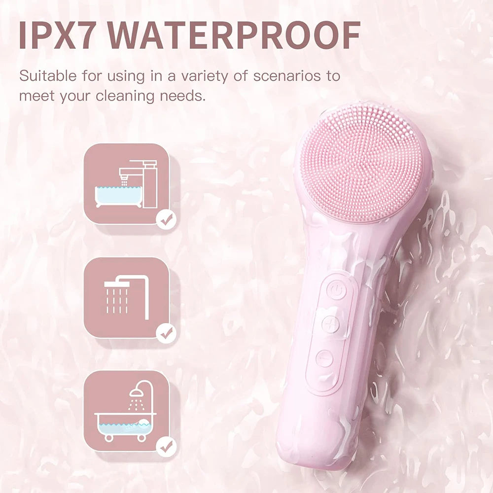 Waterproof Facial Cleansing Brush