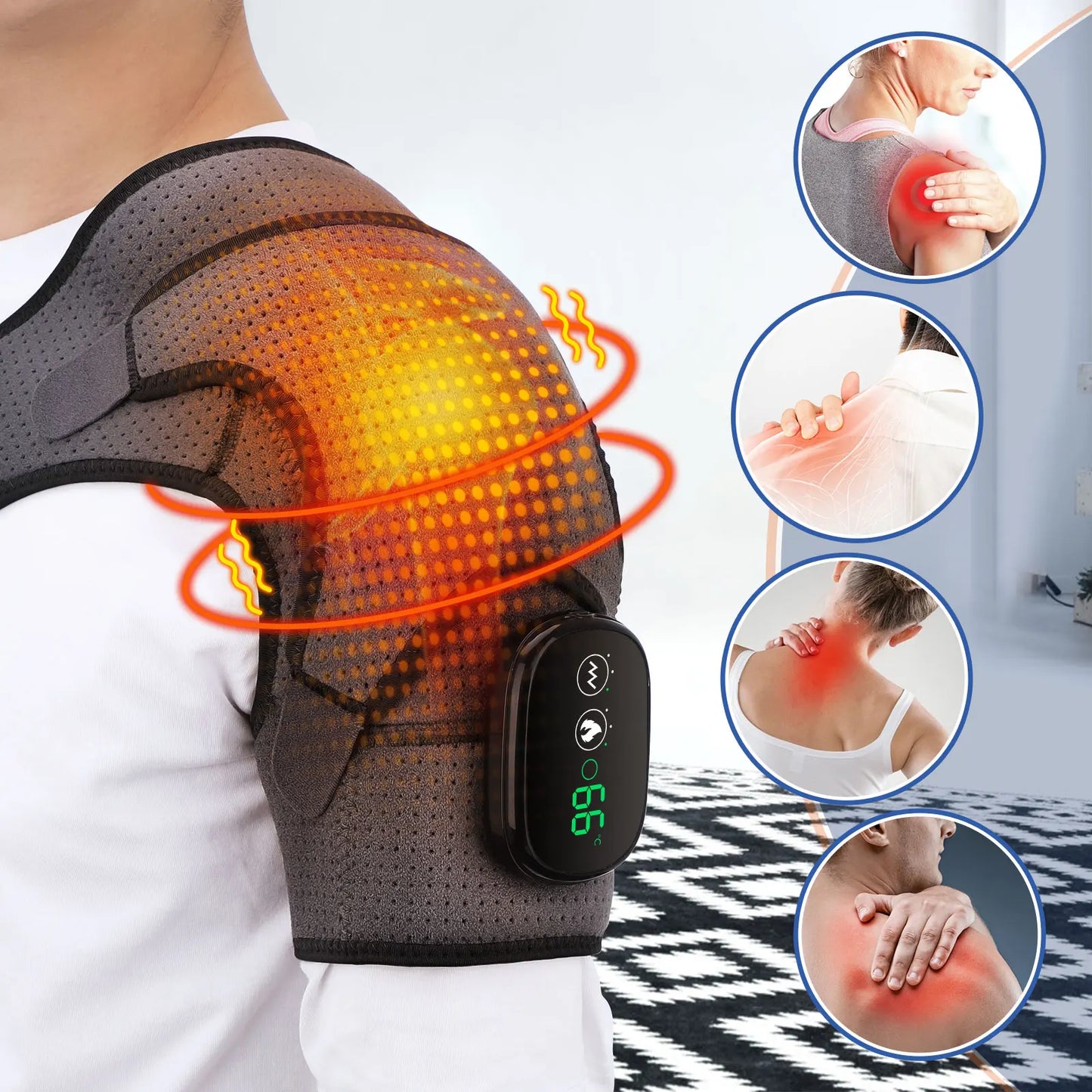 Heated Shoulder Massager