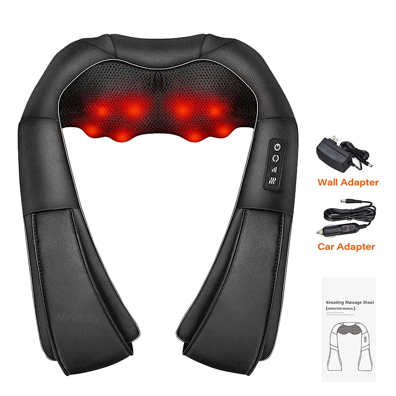 4D Neck and Shoulder Massager With Heat