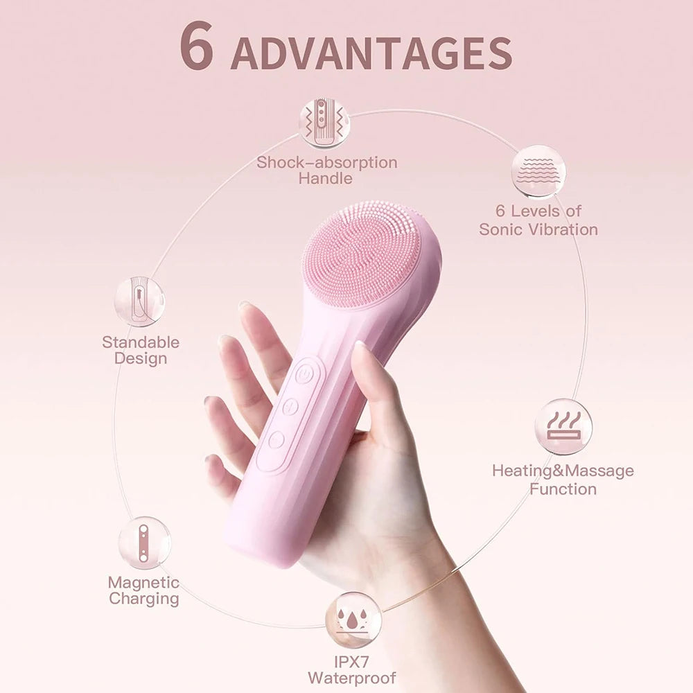 Waterproof Facial Cleansing Brush