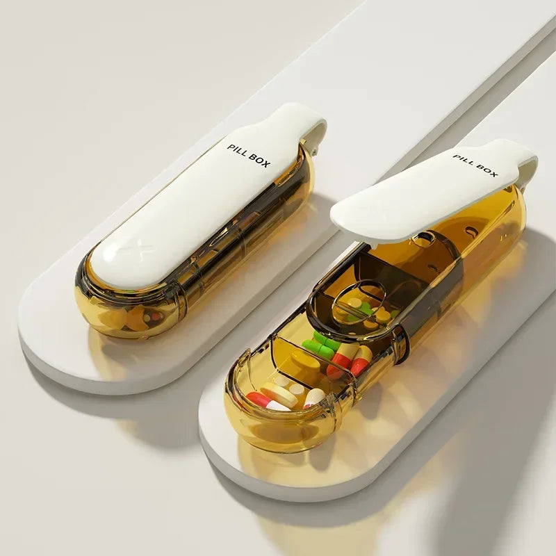 2 in 1 Portable Pill Remover with Storage